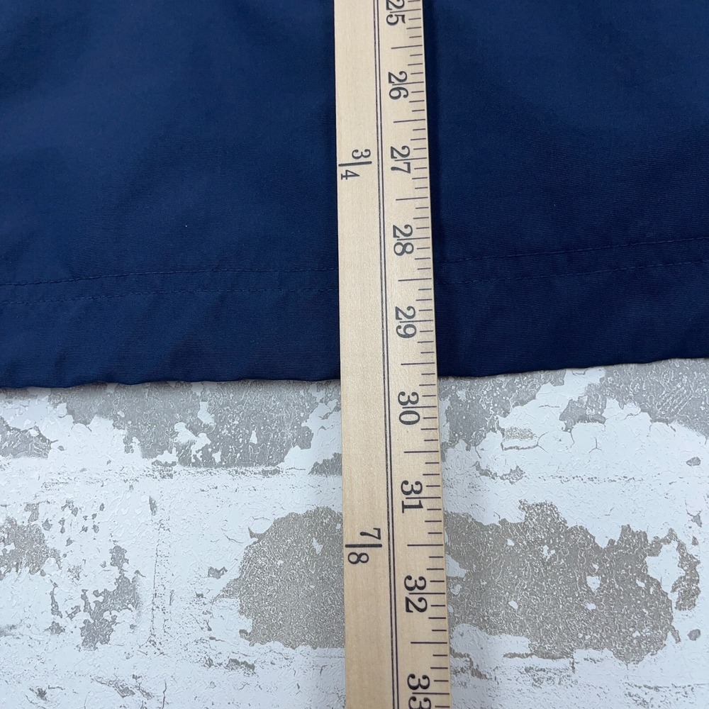 Vintage Nike Jacket Men XXL 2XL Blue Windbreaker Track Suit Navy Y2K Warm Up - Picture 8 of 10